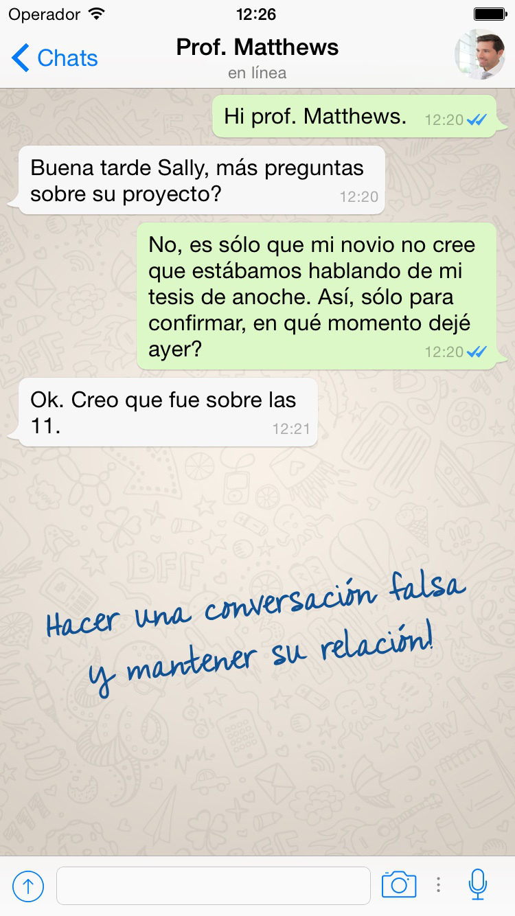 WhatsFake la app que falsifica conversaciones idéntica a whatsApp