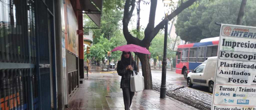 Pronóstico: domingo muy frío y lluvioso en Mendoza