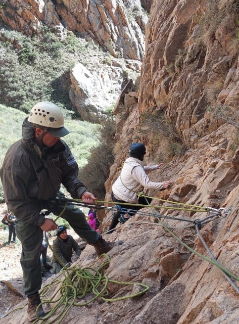 Una Mujer Sufri Una Crisis En El Chorro De La Vieja Y Debi Ser