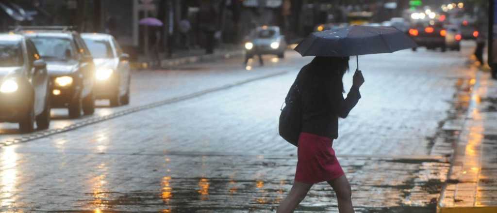 Alerta de tormentas y probabilidad de granizo en Mendoza