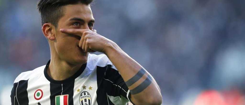 ¡Ni colgados del travesaño pueden con Dybala!