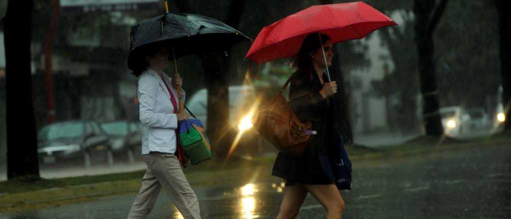 Sube la temperatura y llueve este jueves en Mendoza