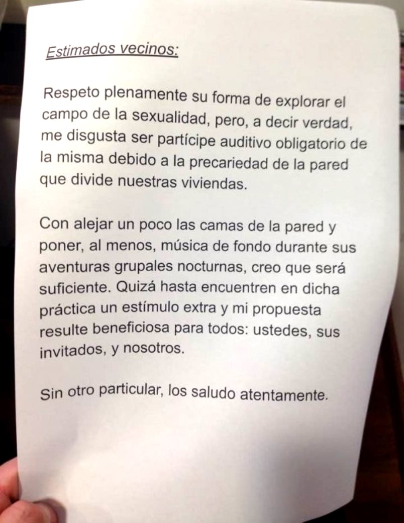 Un vecino escrachó a una pareja swinger por ruidos 