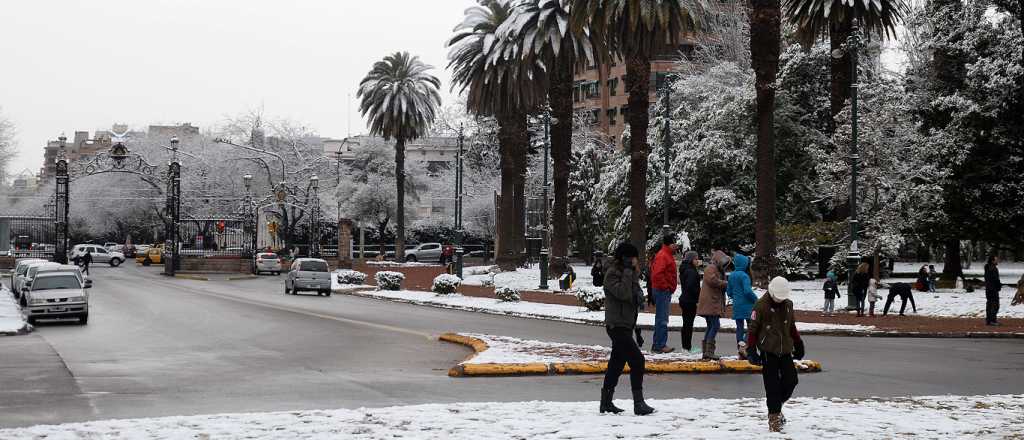 Cuándo podría nevar en Mendoza