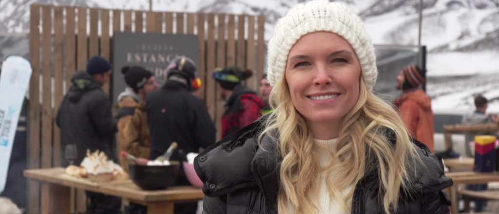 Sofía Zámolo presentó el Winter Tour de Estancia Mendoza en Las Leñas