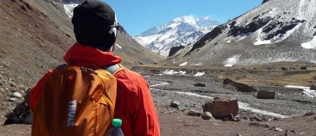 Vientos intensos y nevadas en la cordillera mendocina