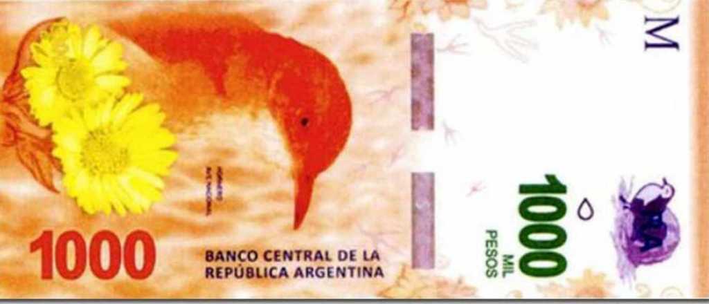 El billete de $1.000 vale 71% menos que cuando se lanzó