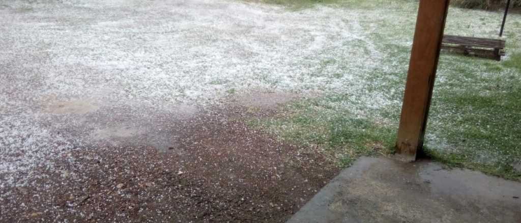 Lluvia y granizo en el Gran Mendoza