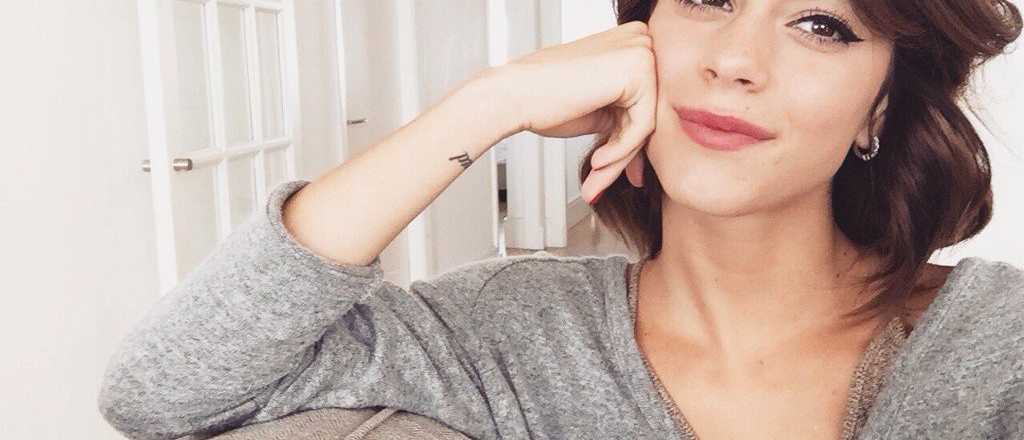 Tini Stoessel mostró la cola para anunciar su llegada a Mendoza