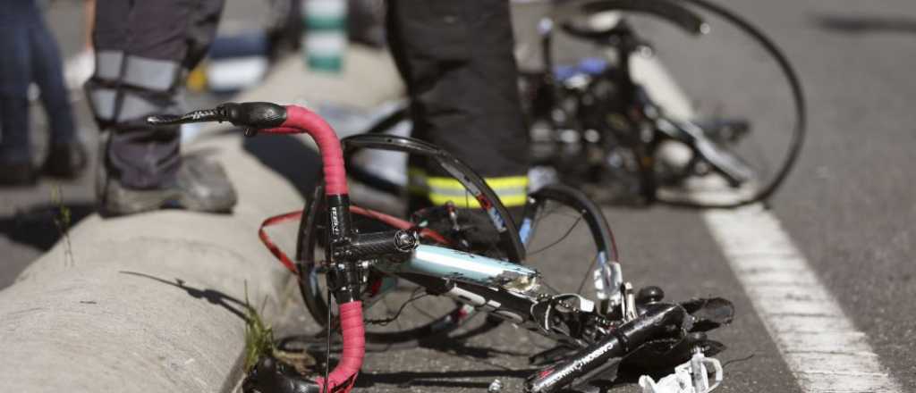 Una ciclista sufrió un accidente contra un auto en Junín