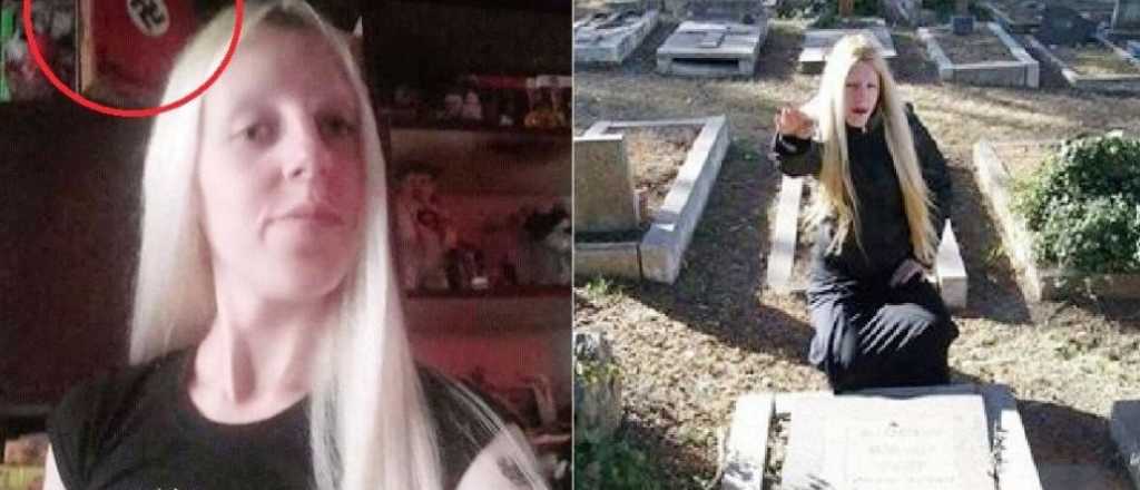 Apareció un video erótico de la docente que defendió a Hitler