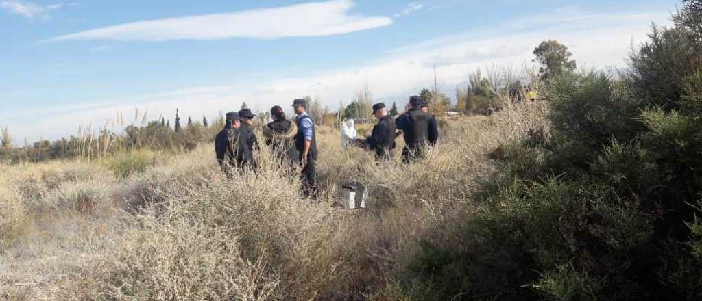 Encontraron el cadáver quemado de una mujer en Las Heras