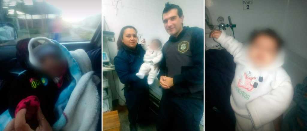 Salvaron a un bebé de 4 meses que fue abandonado en un arroyo 