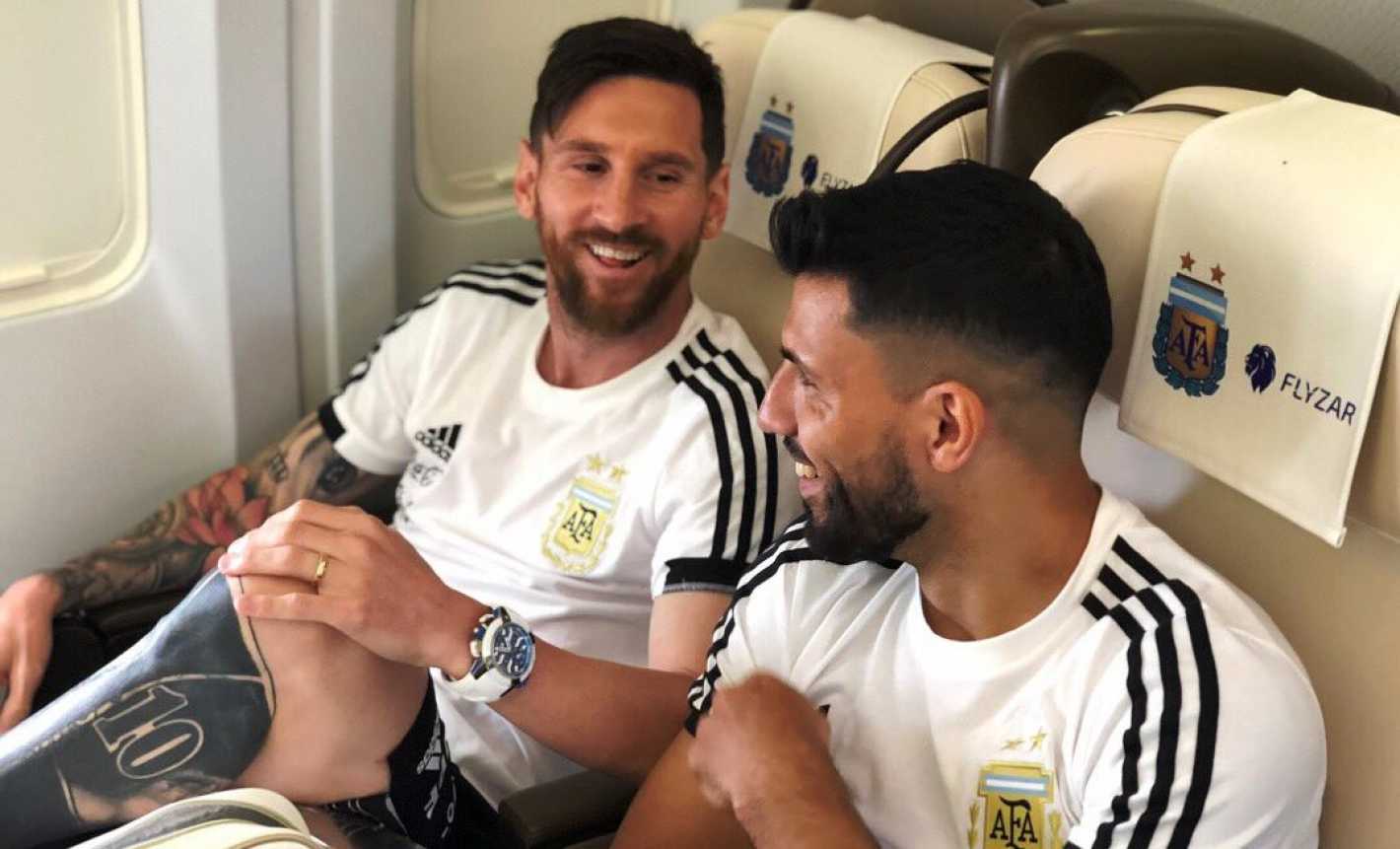 Un Video De Messi Y Agero Se Viraliz Y Llegaron Los Memes