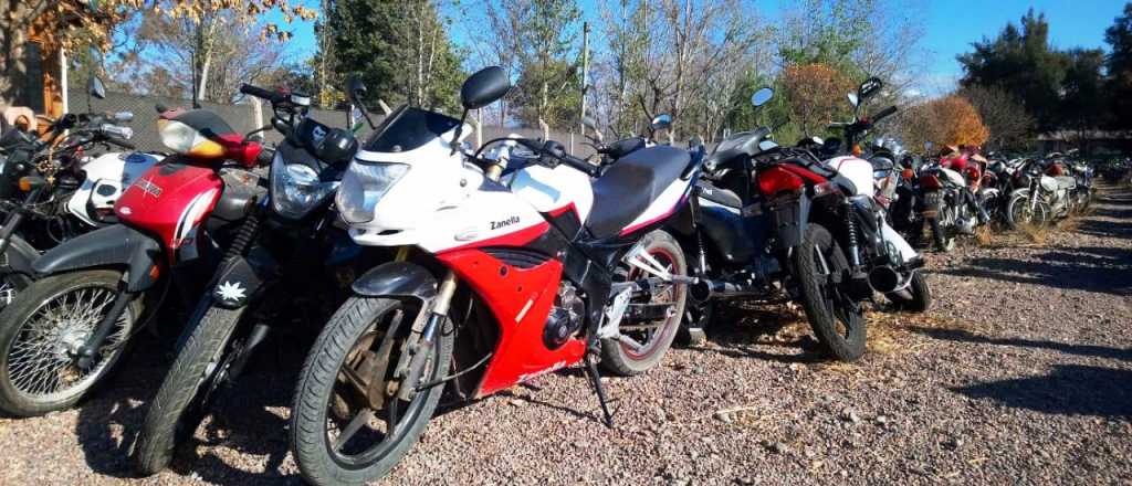 Rematarán motos y autos en Godoy Cruz, que han sido secuestrados