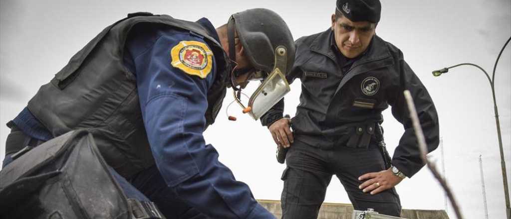 Una mujer encontró a su sobrino jugando con una granada en San Martín