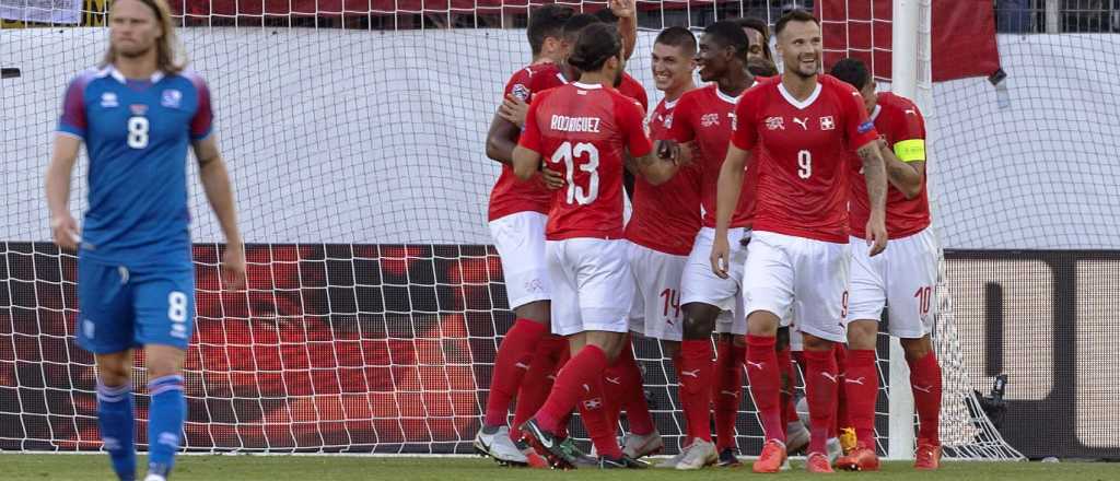 Islandia, que nos complicó en el Mundial, fue goleado por Suiza