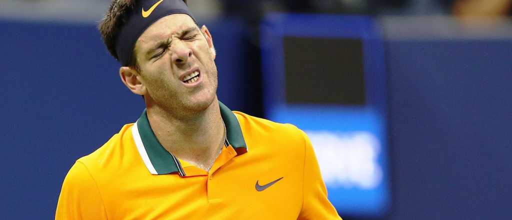 Del Potro tiene una fractura en la rodilla y se desconoce la fecha de su vuelta