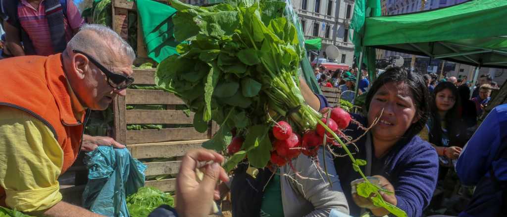 Productores realizaron un "feriazo" por la crisis en el sector