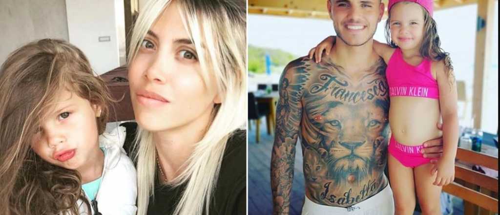 Criticaron a Wanda Nara por cómo viste a su hija Francesca