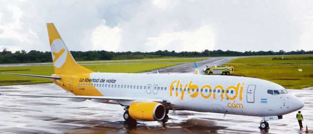 La ruta Mendoza- Iguazú que canceló Flybondi tenía el 80% de ocupación