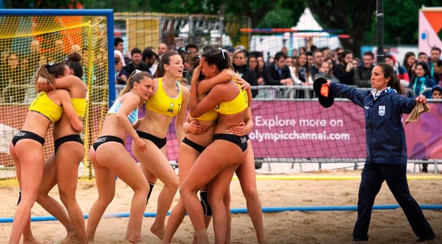 El Beach Handball Femenino Ganó Y Está En La Final De Los Jj