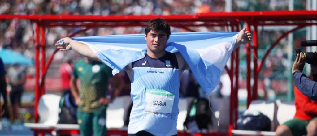 Medalla de oro en lanzamiento de bala para el argentino Nazareno Sasia 