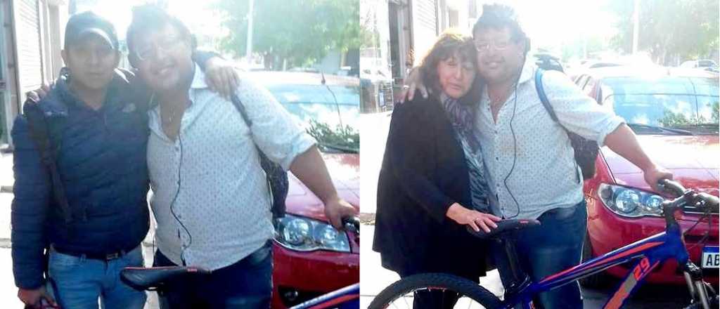 Le robaron la bici a un discapacitado y sus vecinos de Tupungato le compraron otra