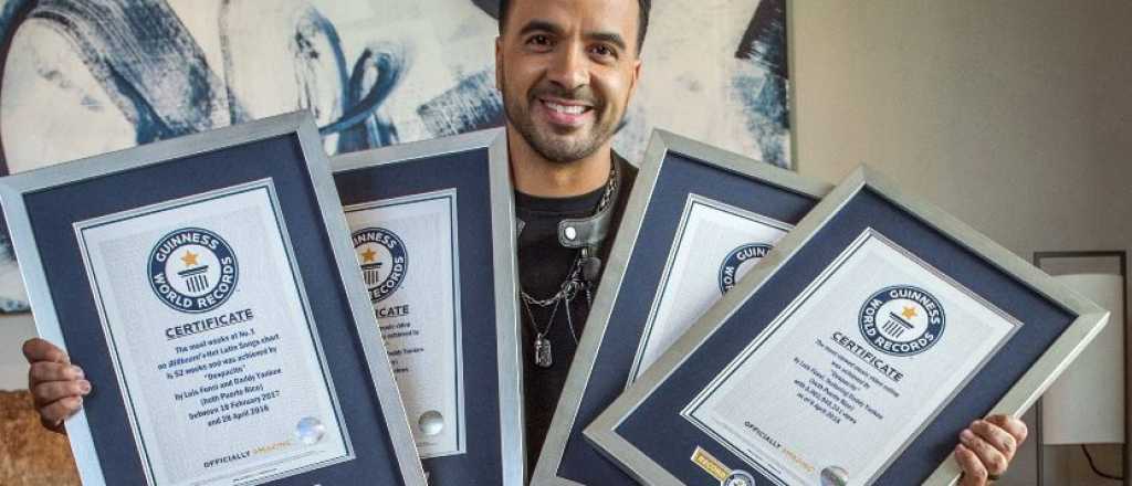 "Despacito" de Luis Fonsi consiguió siete récords Guinness