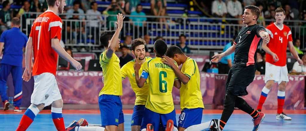 Video: el impresionante gol en contra de Rusia en la final de futsal 