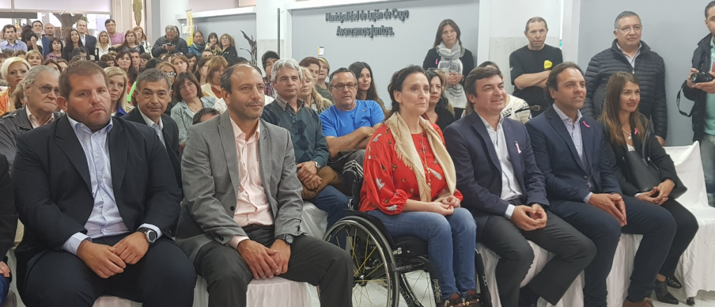 Michetti vino a hacer campaña por De Marchi