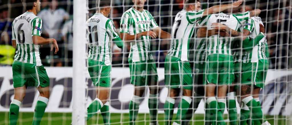 Europa League: Lo Celso metió un golazo y Betis empató ante Milan