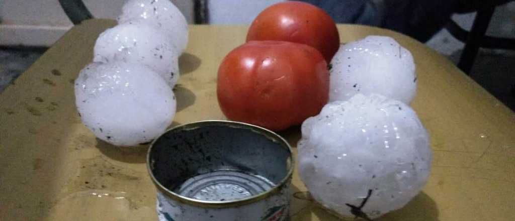 Video: granizo del tamaño de un tomate en San Luis