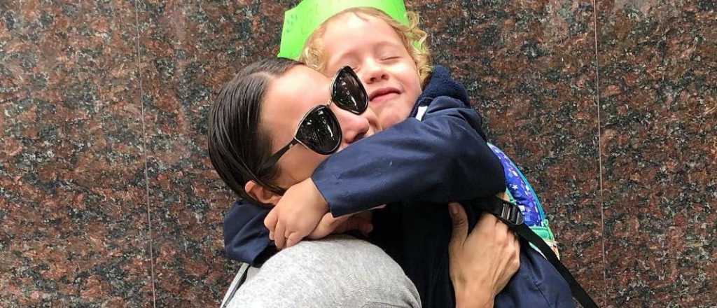 Las divertidas fotos de Pampita con sus hijos más chicos