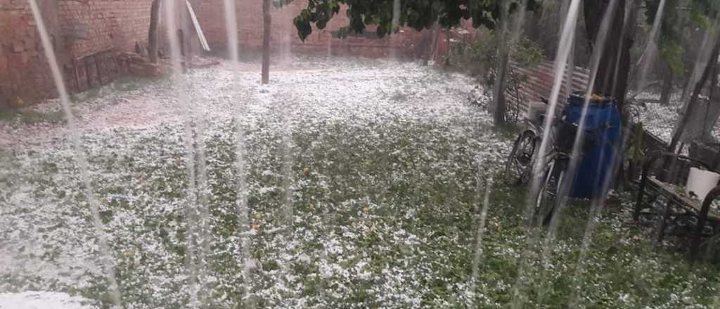 Impresionante tormenta de granizo sorprendió a San Rafael