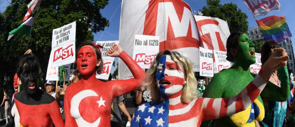 Trece detenidos por las protestas contra el G-20 en el Congreso