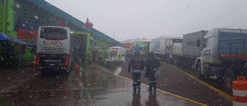 Fuerte tormenta de nieve en Alta Montaña