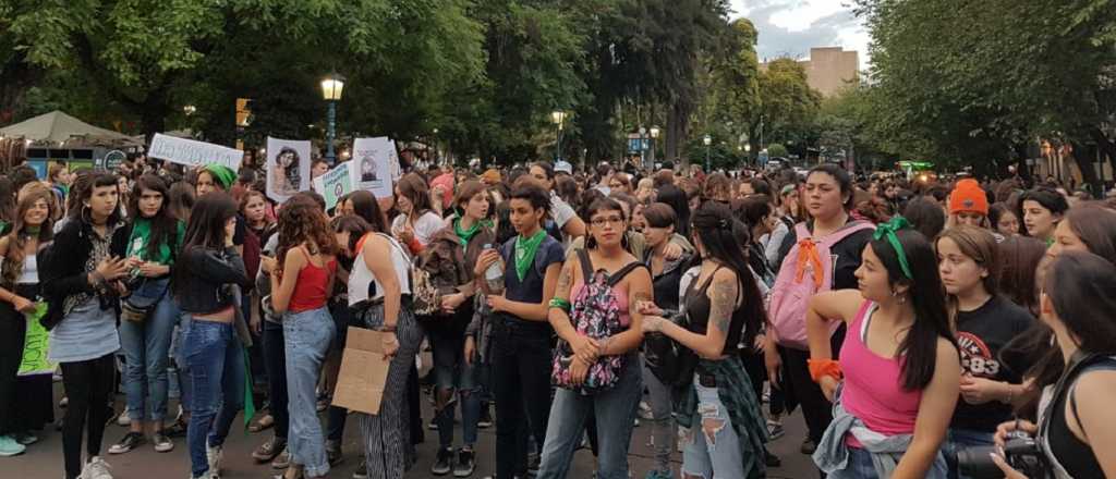 Feministas mendocinas: "No filmés... sos hombre"