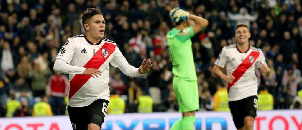 Quintero se emocionó y agradeció a D'Onofrio por recordar el gol en Madrid