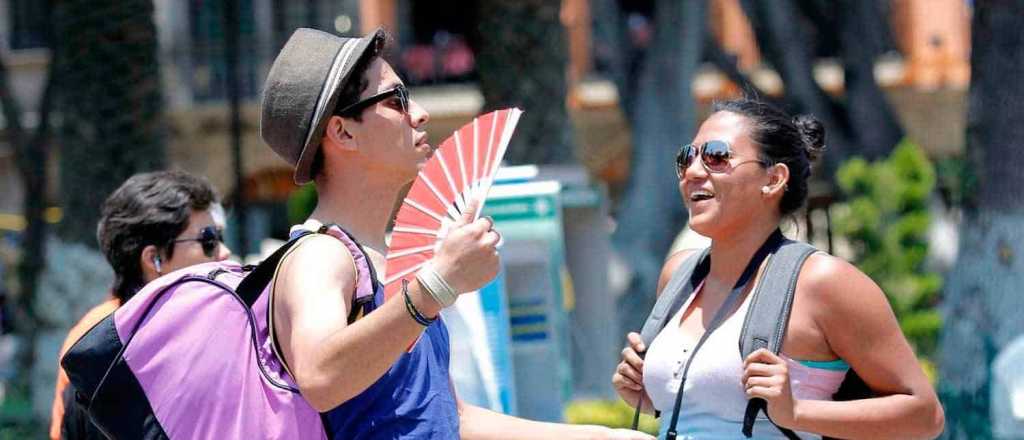 En Mendoza  se registró la temperatura más alta del país