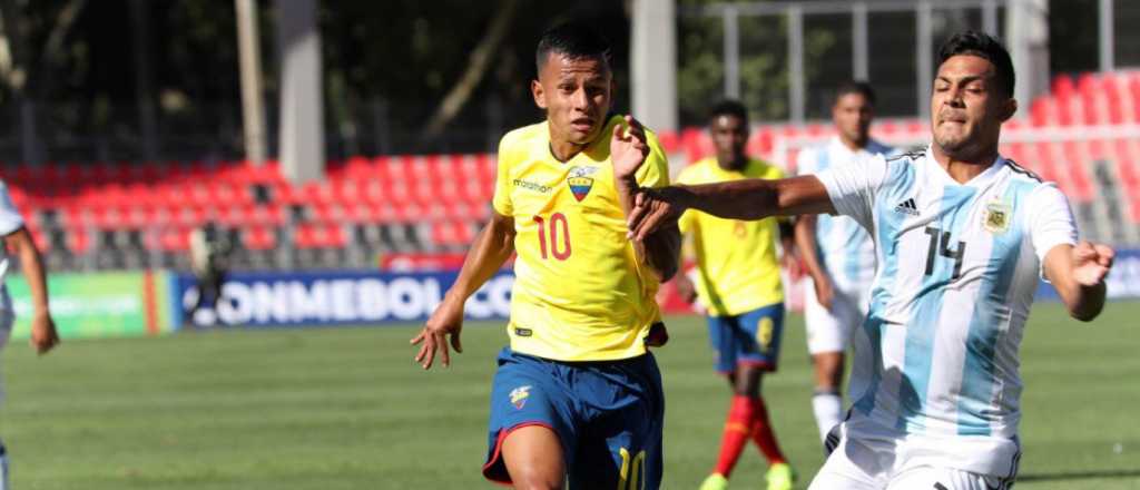 La Sub 20 cayó contra Ecuador y complicó seriamente sus chances