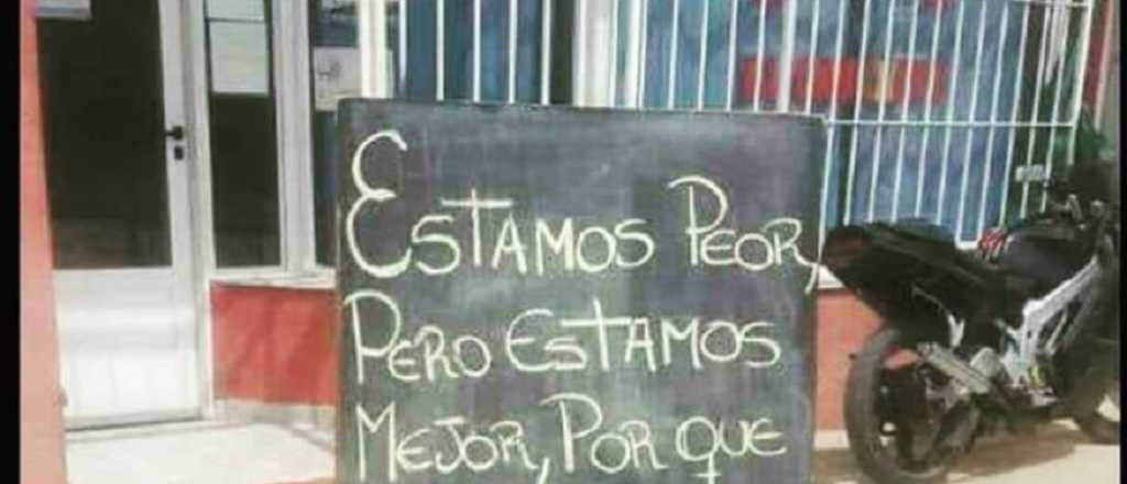 ¿Estamos mejor o peor? El cartel que te romperá el mate