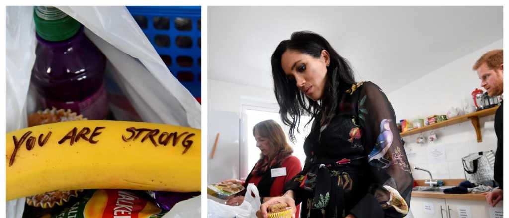 Meghan Markle escribió mensajes en bananas para las prostitutas