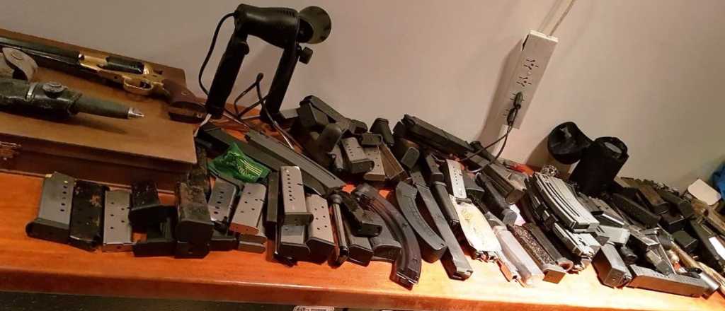 Encontraron un arsenal en la casa de la mano derecha de Balcedo