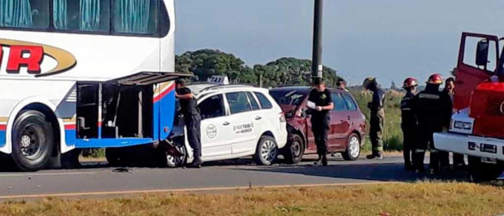 Doce heridos en un choque múltiple en la ruta a la altura de Villa Gesell