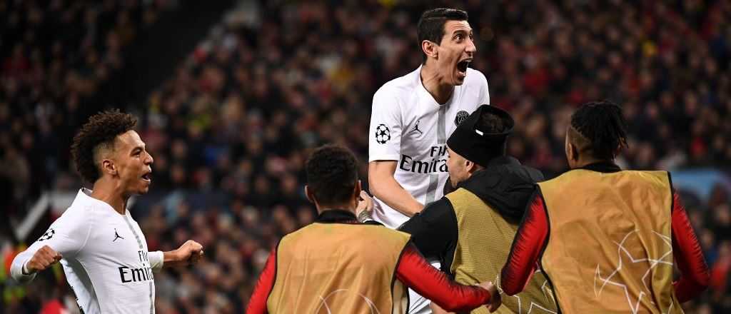 El PSG de Di María venció al Manchester United en Champions