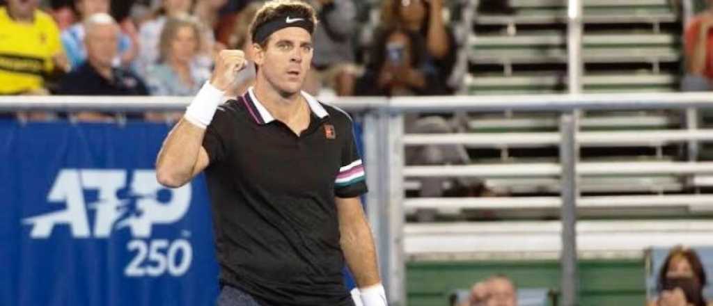 El emocionante gesto de Del Potro tras su victoria en el ATP de Delray Beach