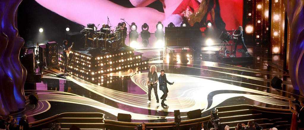 Así fue el show de Queen al comenzar los Oscar