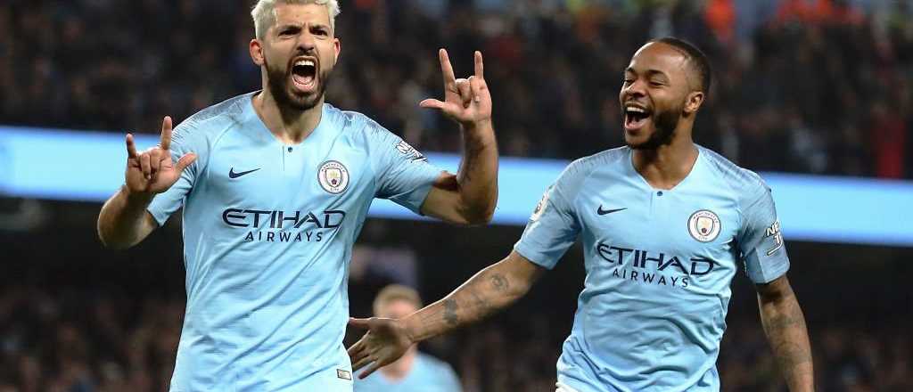 Con Sergio Agüero, los jugadores votaron el once ideal del fútbol inglés