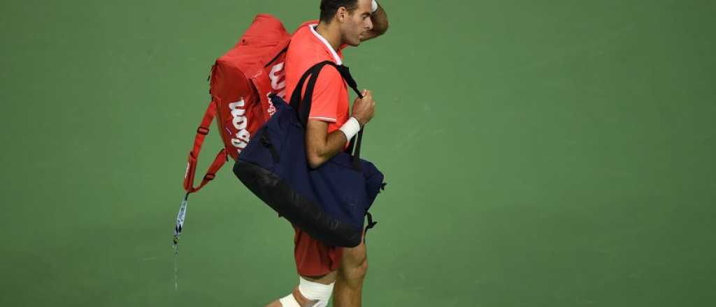 Delpo sigue con problemas, ahora se bajó de Indian Wells